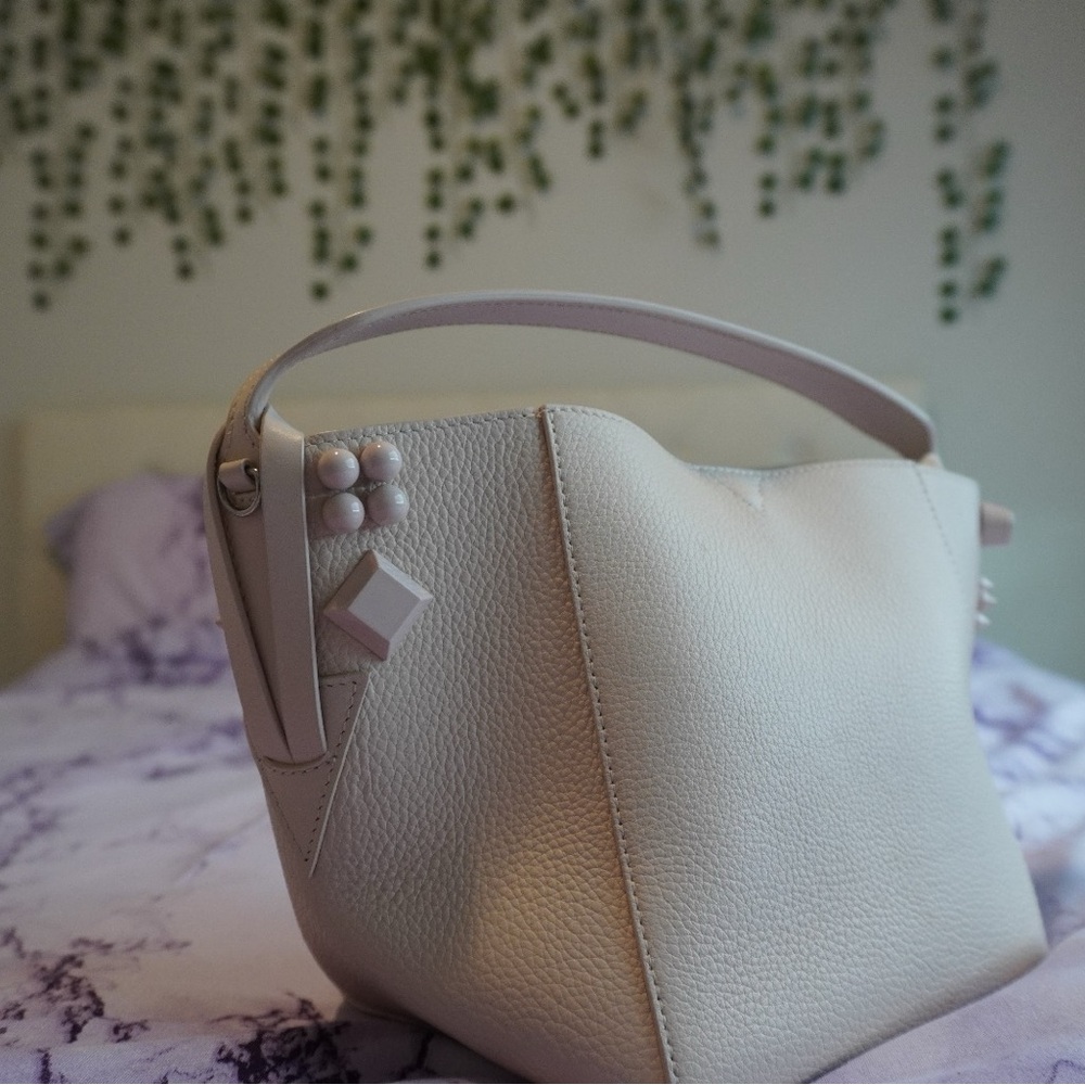 Christian Louboutin Cream Shoulder Bag